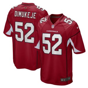 NFL Men's Arizona Cardinals Victor Dimukeje Nike Cardinal Player Game Jersey