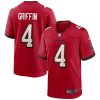 NFL Men's Tampa Bay Buccaneers Ryan Griffin Nike Red Game Jersey