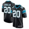 NFL Men's Carolina Panthers Ameer Abdullah Nike Black Game Jersey