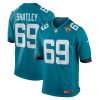 NFL Men's Jacksonville Jaguars Tyler Shatley Nike Teal Game Jersey