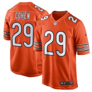 NFL Men's Chicago Bears Tarik Cohen Nike Orange Alternate Game Jersey
