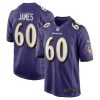NFL Men's Baltimore Ravens Ja'Wuan James Nike Purple Game Jersey