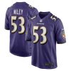 NFL Men's Baltimore Ravens Chuck Wiley Nike Purple Player Game Jersey