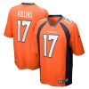NFL Men's Denver Broncos Adrian Killins Nike Orange Game Jersey