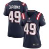 NFL Women's New England Patriots Joe Cardona Nike Navy Game Jersey