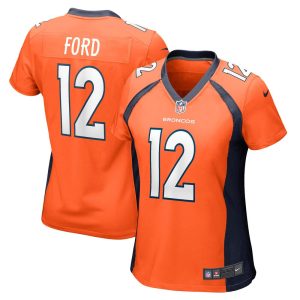 NFL Women's Denver Broncos Mike Ford Nike Orange Game Player Jersey