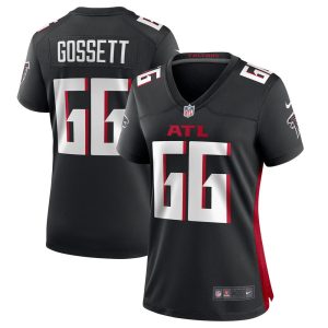 NFL Women's Atlanta Falcons Colby Gossett Nike Black Game Jersey