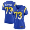 NFL Women's Los Angeles Rams David Edwards Nike Royal Game Jersey