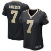 NFL Women's New Orleans Saints Morten Andersen Nike Black Game Retired Player Jersey