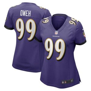 NFL Women's Baltimore Ravens Odafe Oweh Nike Purple Game Jersey