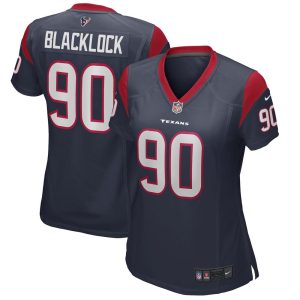 NFL Women's Houston Texans Ross Blacklock Nike Navy Game Jersey