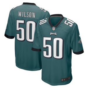 NFL Men's Philadelphia Eagles Eric Wilson Nike Midnight Green Game Jersey