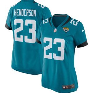 NFL Women's Jacksonville Jaguars CJ Henderson Nike Teal Player Game Team Jersey