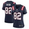 NFL Women's New England Patriots Tre Nixon Nike Navy Player Game Jersey