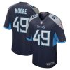 NFL Men's Tennessee Titans Briley Moore Nike Navy Game Jersey
