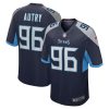 NFL Men's Tennessee Titans Denico Autry Nike Navy Game Jersey