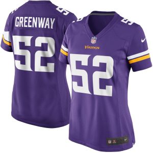 NFL Women's Minnesota Vikings Chad Greenway Nike Purple Game Jersey