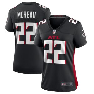 NFL Women's Atlanta Falcons Fabian Moreau Nike Black Game Player Jersey