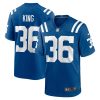 NFL Men's Indianapolis Colts Brandon King Nike Royal Player Game Jersey