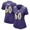 NFL Women's Baltimore Ravens Ja'Wuan James Nike Purple Game Jersey