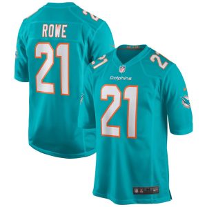 NFL Men's Miami Dolphins Eric Rowe Nike Aqua Game Jersey