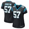 NFL Women's Carolina Panthers Clay Johnston Nike Black Game Jersey