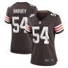 NFL Women's Cleveland Browns Willie Harvey Nike Brown Player Game Jersey