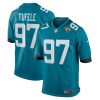 NFL Men's Jacksonville Jaguars Jay Tufele Nike Teal Game Jersey