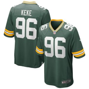 NFL Men's Green Bay Packers Kingsley Keke Nike Green Game Jersey