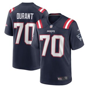 NFL Men's New England Patriots Yasir Durant Nike Navy Game Player Jersey