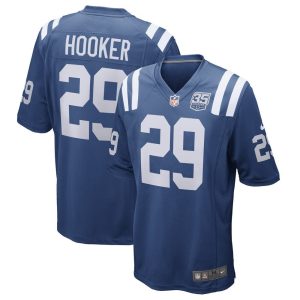 NFL Men's Indianapolis Colts Malik Hooker Nike Royal 35th Season Game Jersey