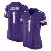 NFL Women's Minnesota Vikings Greg Joseph Nike Purple Game Jersey