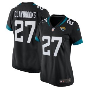 NFL Women's Jacksonville Jaguars Chris Claybrooks Nike Black Game Jersey