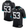 NFL Men's Jacksonville Jaguars Dakota Allen Nike Black Game Jersey
