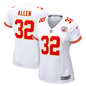 NFL Women's Kansas City Chiefs Marcus Allen Nike White Retired Game Jersey