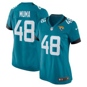 NFL Women's Jacksonville Jaguars Chad Muma Nike Teal Game Jersey