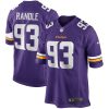 NFL Men's Minnesota Vikings John Randle Nike Purple Game Retired Player Jersey