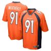 NFL Men's Denver Broncos Stephen Weatherly Nike Orange Game Jersey