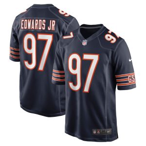 NFL Men's Chicago Bears Mario Edwards Jr. Nike Navy Game Jersey