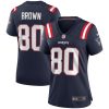 NFL Women's New England Patriots Troy Brown Nike Navy Game Retired Player Jersey