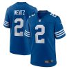 NFL Men's Indianapolis Colts Carson Wentz Nike Royal Alternate Game Jersey