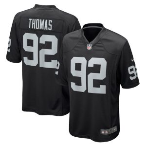 NFL Men's Las Vegas Raiders Solomon Thomas Nike Black Game Jersey