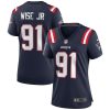 NFL Women's New England Patriots Deatrich Wise Jr. Nike Navy Game Jersey