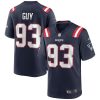 NFL Men's New England Patriots Lawrence Guy Nike Navy Game Jersey