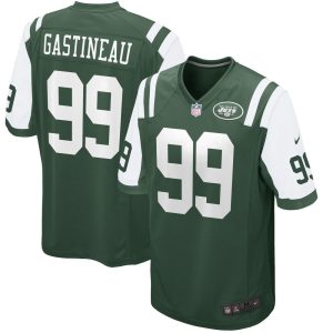 NFL Men's New York Jets Mark Gastineau Nike Green Retired Player Game Jersey