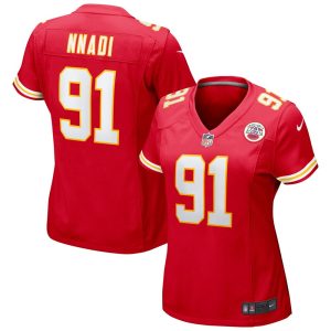 NFL Women's Kansas City Chiefs Derrick Nnadi Nike Red Game Jersey