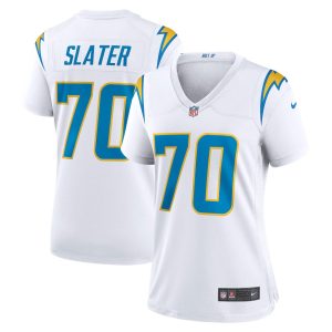 NFL Women's Los Angeles Chargers Rashawn Slater Nike White Game Jersey