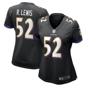NFL Women's Baltimore Ravens Ray Lewis Nike Black Retired Player Jersey