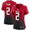 NFL Women's Atlanta Falcons Matt Ryan Nike Red 2nd Alternate Game Jersey