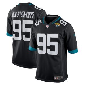 NFL Men's Jacksonville Jaguars Roy Robertson-Harris Nike Black Game Jersey